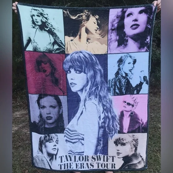 NEW Taylor Swift The Eras Tour Fleece Blanket - Picture 10 of 11